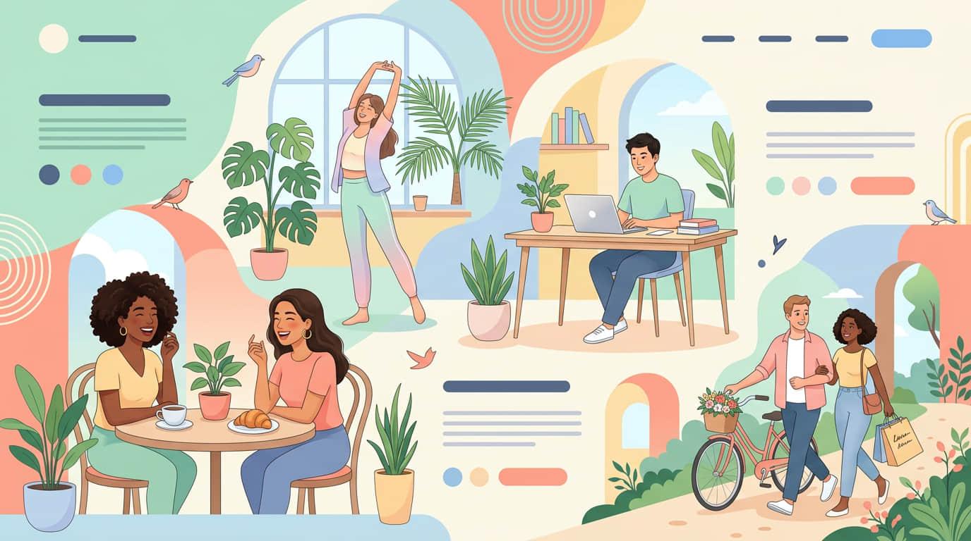 Commercial lifestyle composition