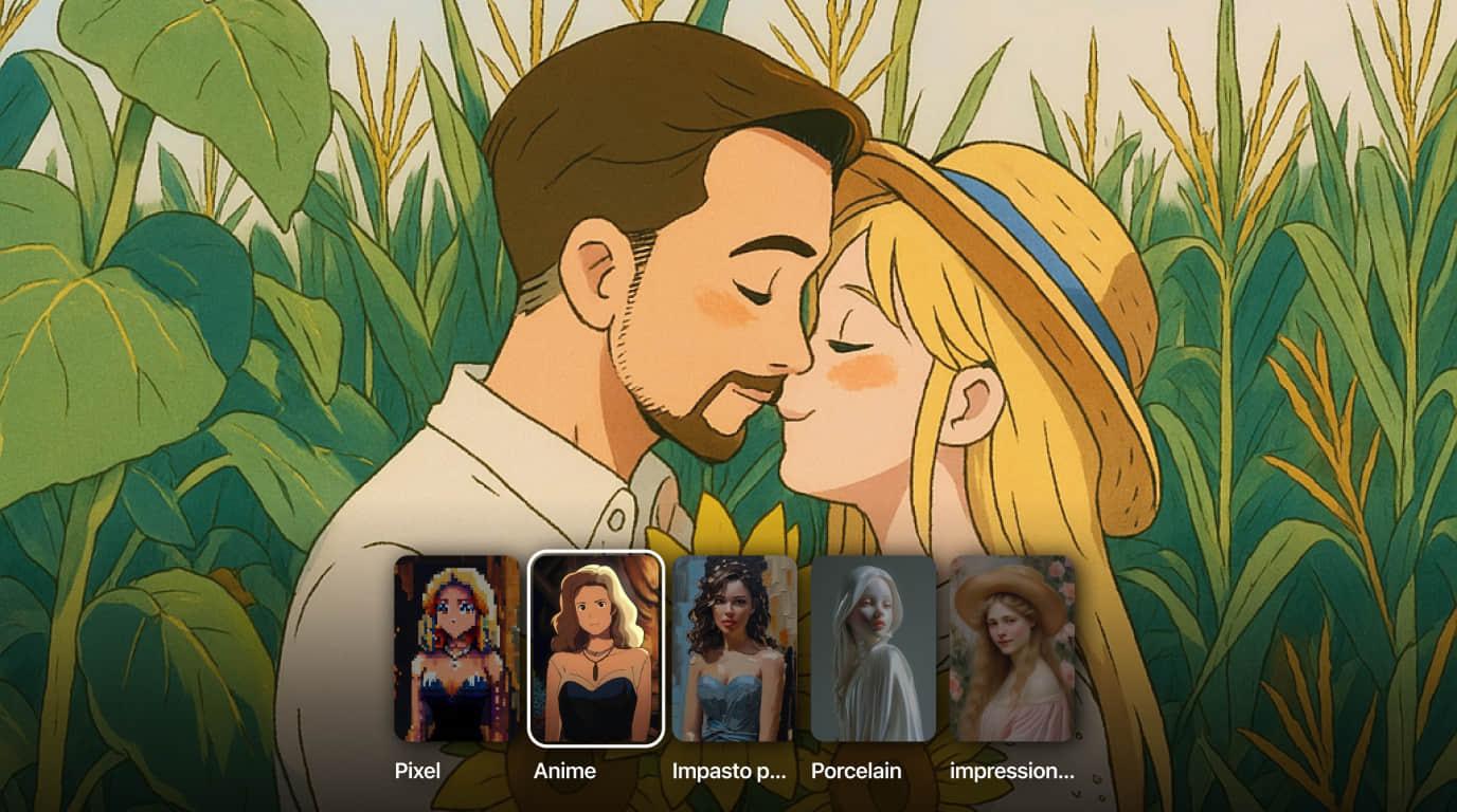 Escolha uma direção de estilo