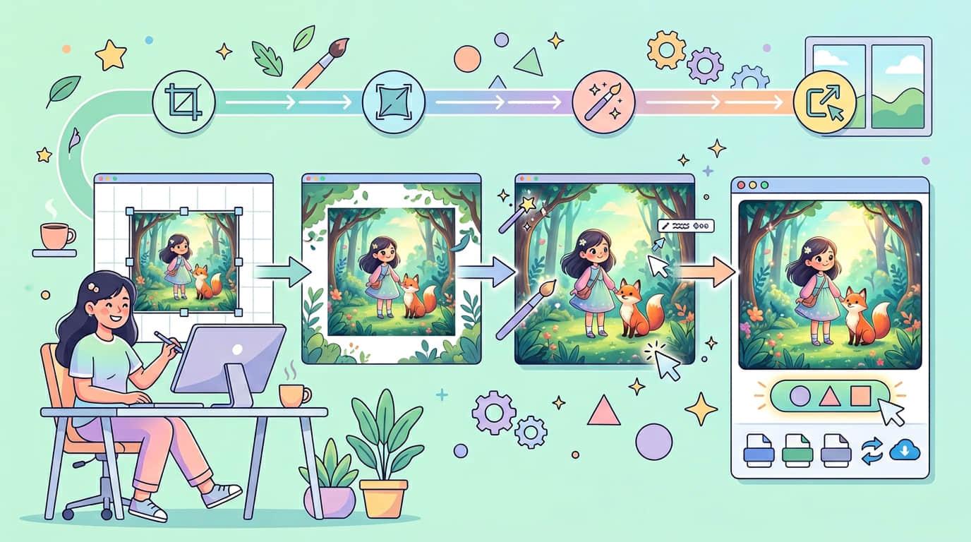 Polish with editing tools