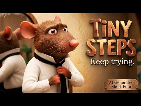 "Tiny Steps" I Made a 3D Animated Short Film using AI | animated short film | ai generated
