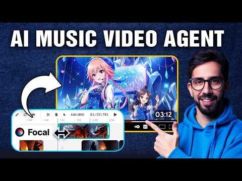From Suno Song to FULL Cinematic Music Video in 5 Minutes (Focal AI)