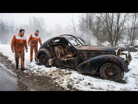 ASMR Car Restoration: : 1932 Bugatti Atlantic Back to Life – Full Showroom Rebuild