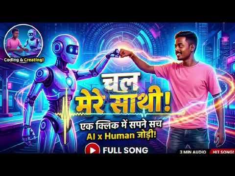 चल मेरे साथी - AI Song (Official Track): Human x AI Jodi: Digital Duniya Song 2026