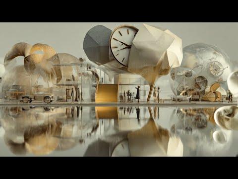 AI Keyframe Video ~ organic shapes with music