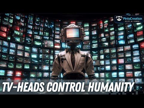ALIEN TV-HEADS Control Humanity! (AI Short Film by Midjourney & Hailuo