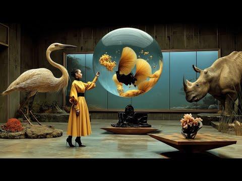 AI Strange Gallery Scenes