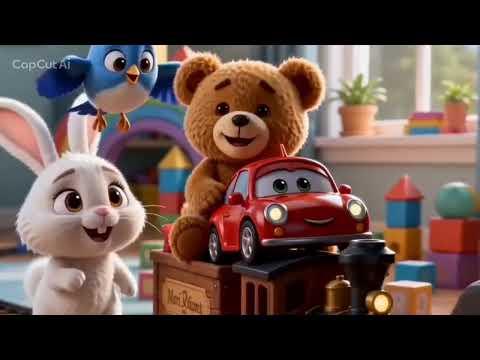 The Little Bear Found His Red Car