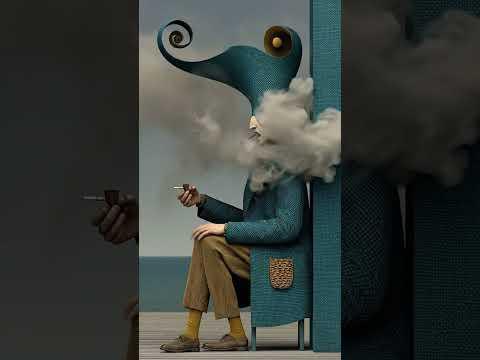 Colorful Surreal AI Art: "Smoke Signals"