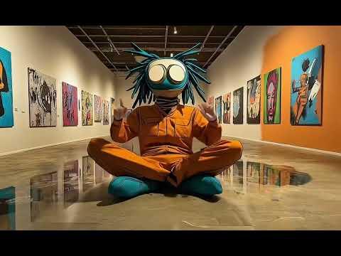 AI Art and Music in an AI Gallery