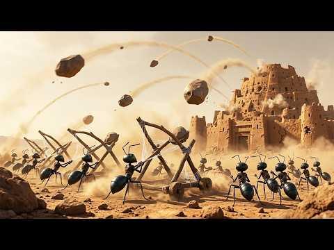 Epic Ant Colony Battle: Red vs Black Ants: Epic Battle for the Terracotta Fortress