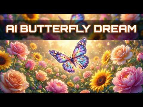 AI Generated Butterfly Dream: Summer Love Pop Music Video: Vibrant Flowers & Dance