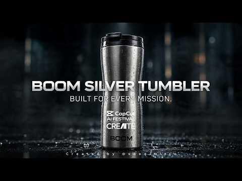 BOOM Silver Tumbler