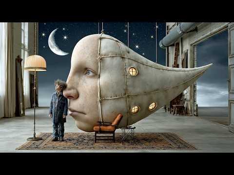 Surreal AI Scenes - Heavy Old Moon - Kelly Boesch