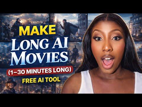 “Create FULL AI Movies (1–30 Minutes) Using FREE AI – No Editing Needed!”