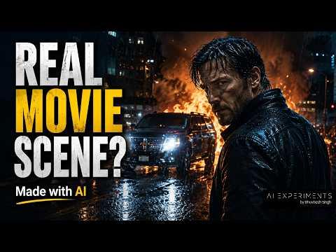 I Created a Cinematic Action Scene with AI | AI Experiments by Bhuvnesh Singh