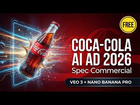 Coca-Cola Spec Ad 2026 (FREE) | AI Generated Commercial | Creative UGC Style Beverage Advertisement