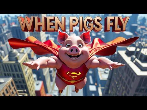WHEN PIGS FLY! Original AI Comedy Short Film