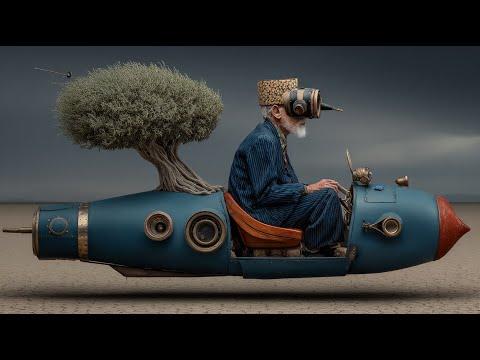Surreal AI Music Video Flying Machines-I'm Floating High
