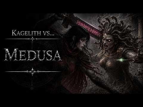 Kagelith vs Medusa -- Dark Fantasy