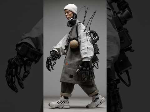 Pika Keyframe AI Video - Cyborg Fashion