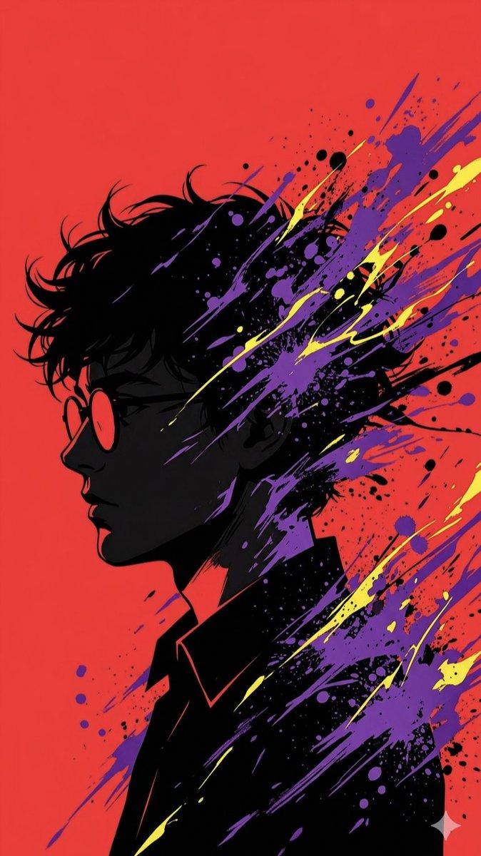 プロンプトのプレビュー: ポップアート・シルエット・スプラッター