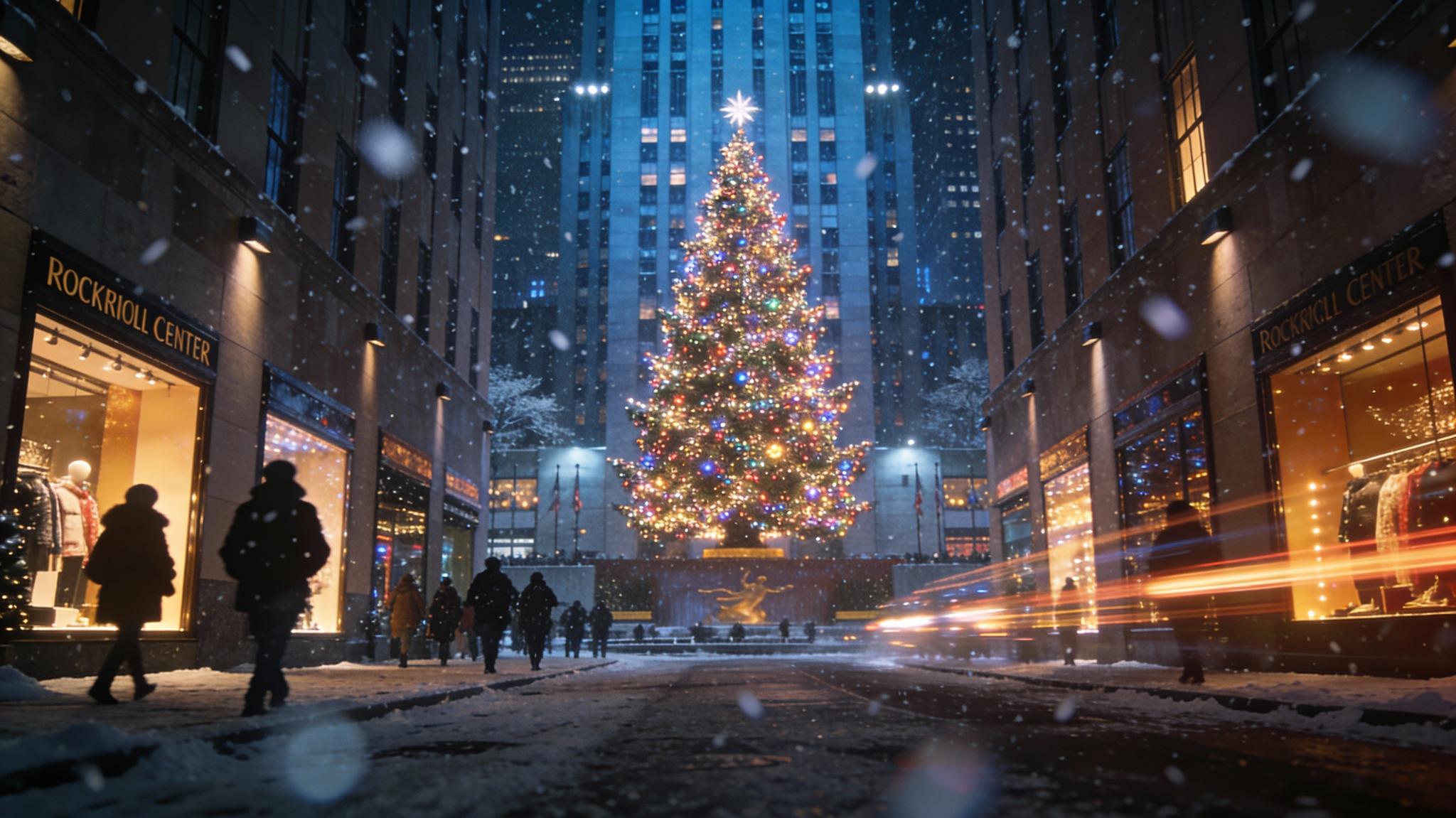 Prompt preview: NYC Christmas Night