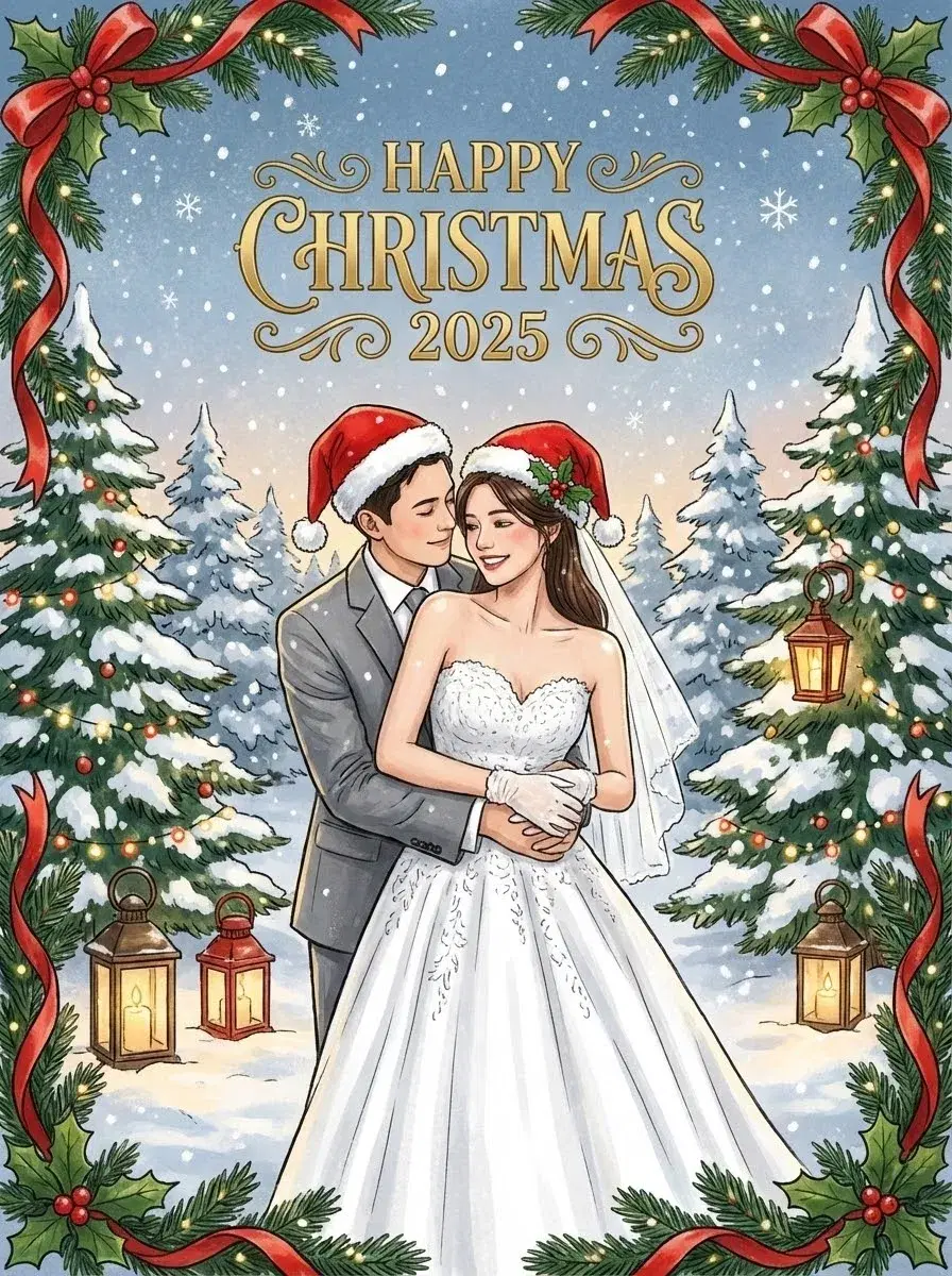 Christmas Greeting Card - Output