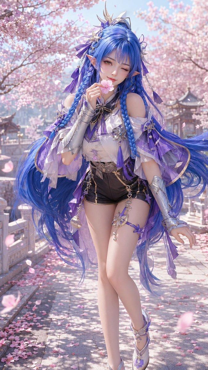 提示词预览: 3D CG 东方奇幻角色