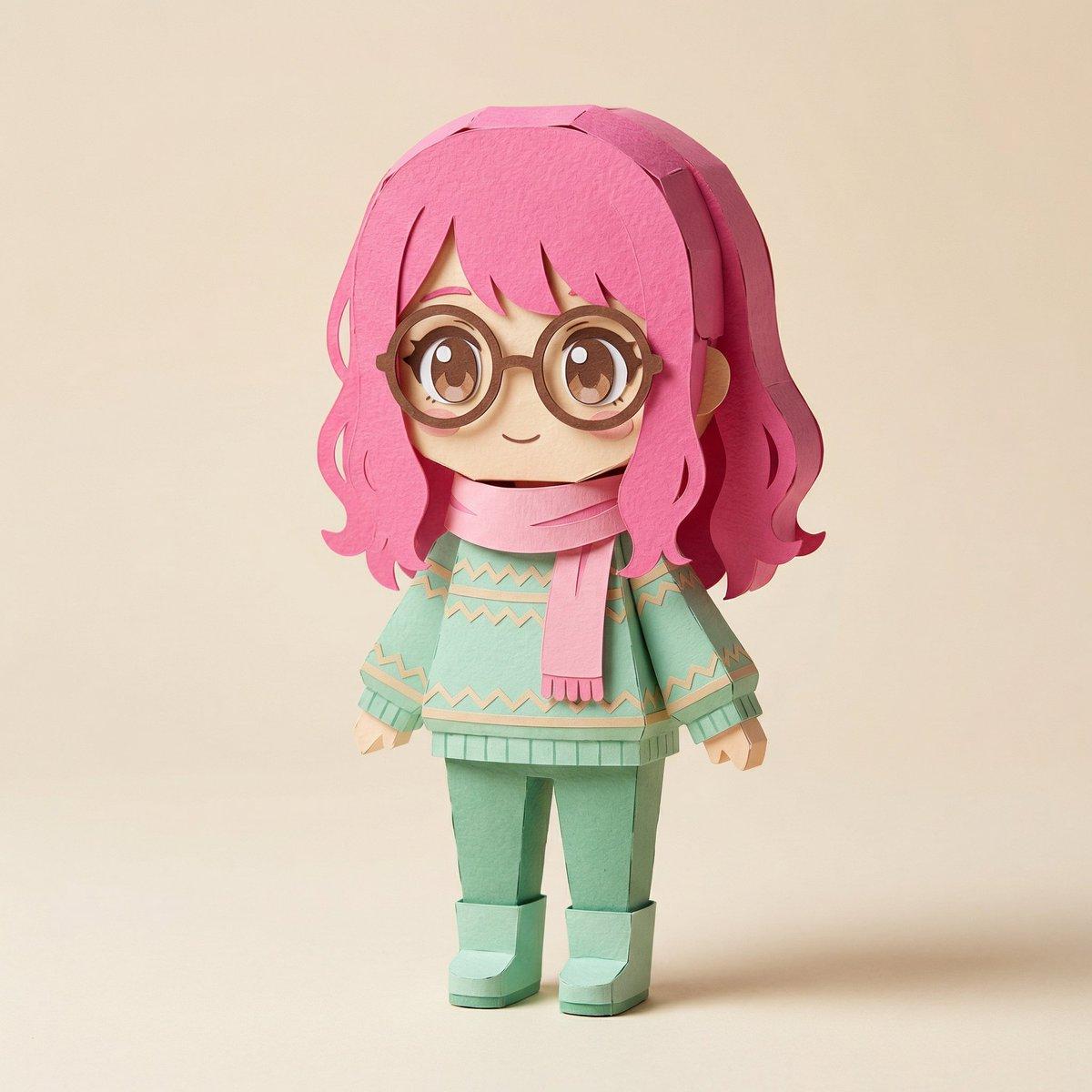 Pré-visualização do prompt: Prompt de conversão de imagem para SD Papercraft