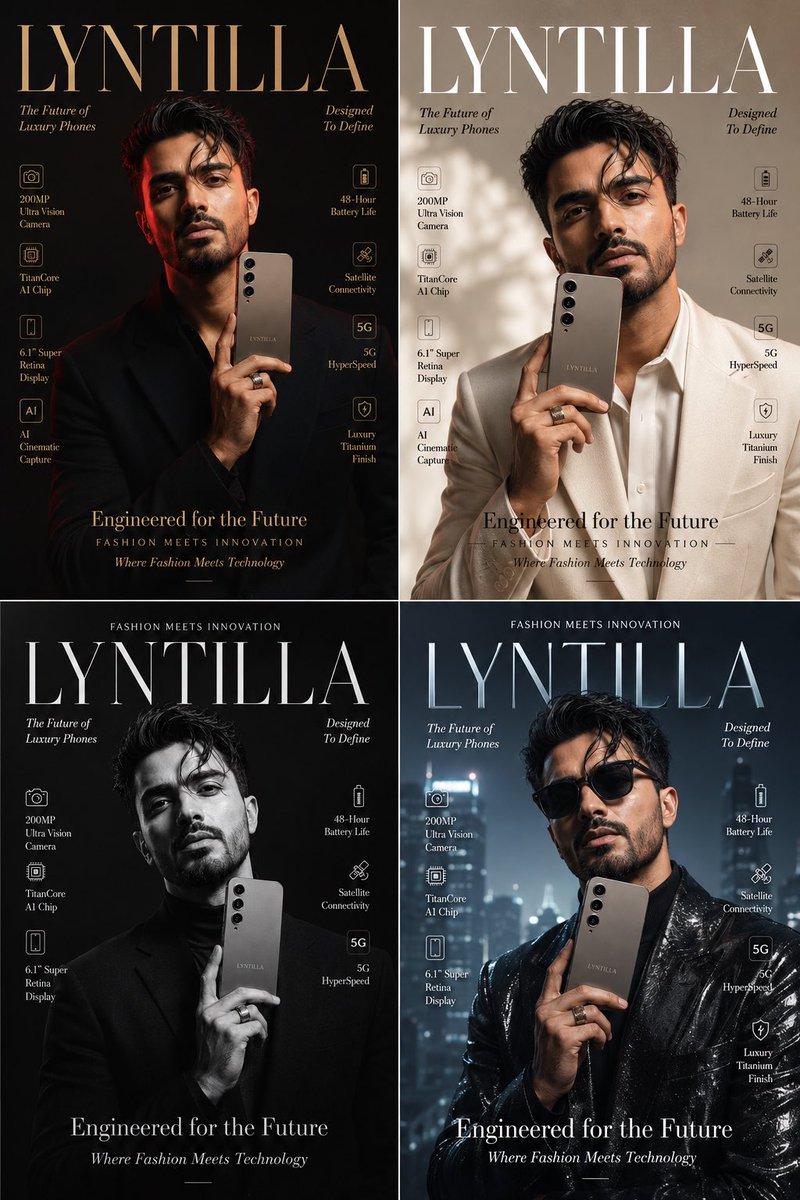 プロンプトのプレビュー: ラグジュアリー・ファッションテック誌の表紙