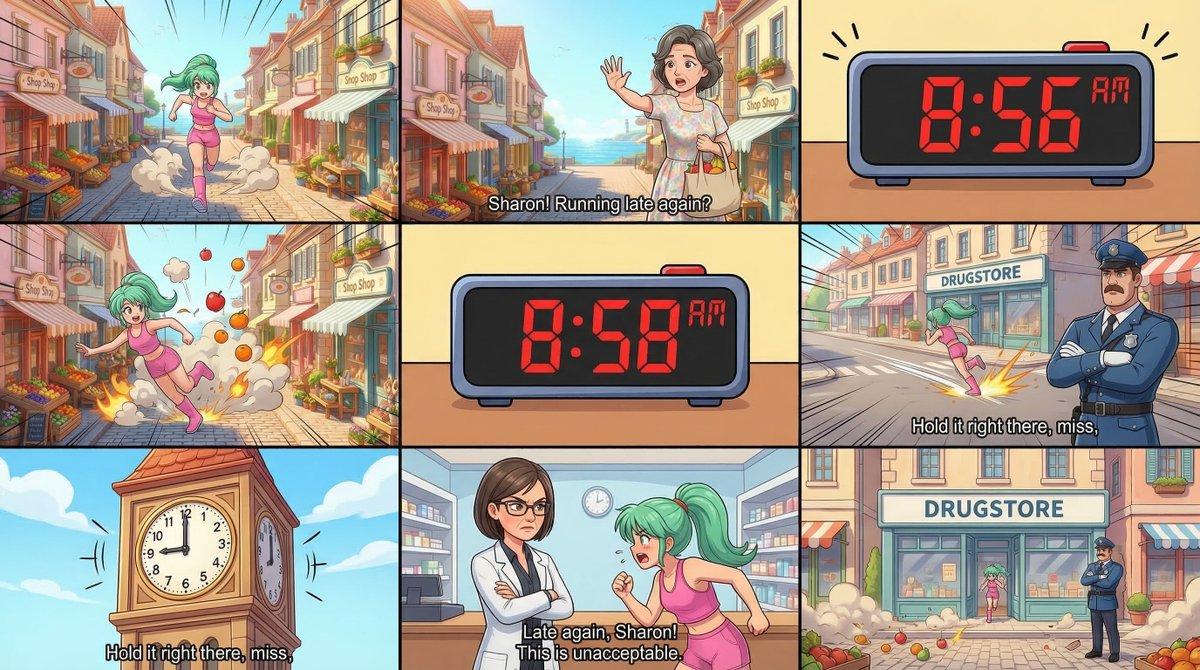 プロンプトのプレビュー: アニメプロンプトからの静止画生成