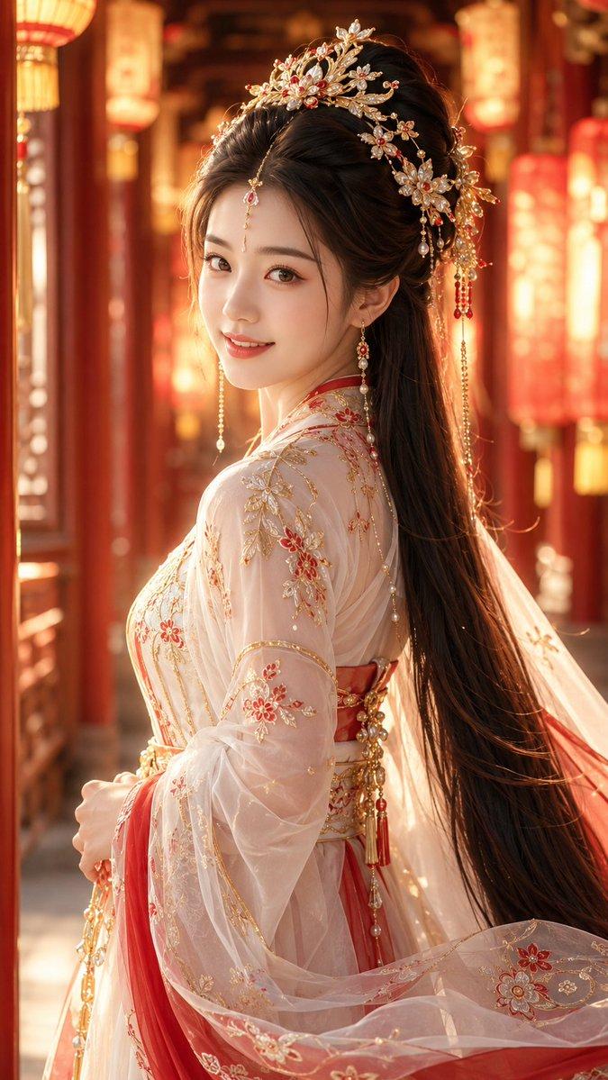 プロンプトのプレビュー: 中国古代ファンタジー風のキャラクター