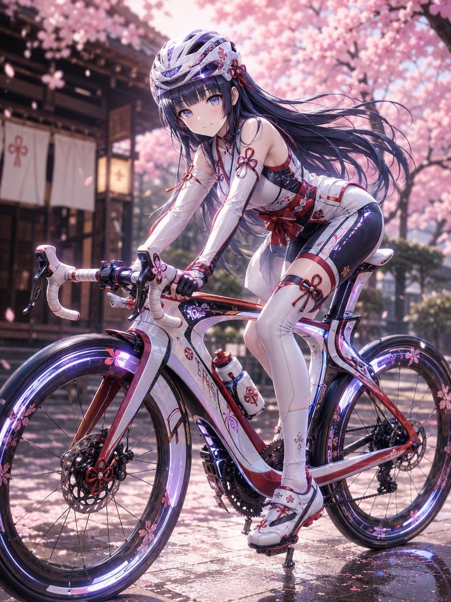 プロンプトのプレビュー: キャラクターをテーマにしたカスタム自転車ギア