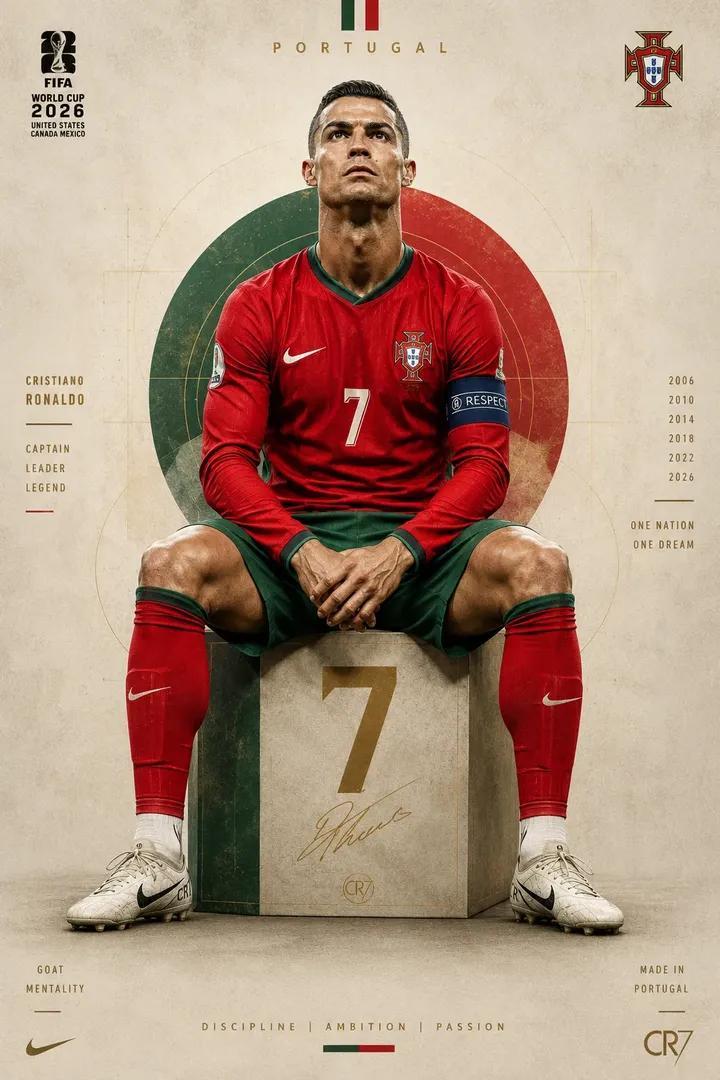 プロンプトのプレビュー: 伝説的なポルトガル人サッカー選手のポートレート