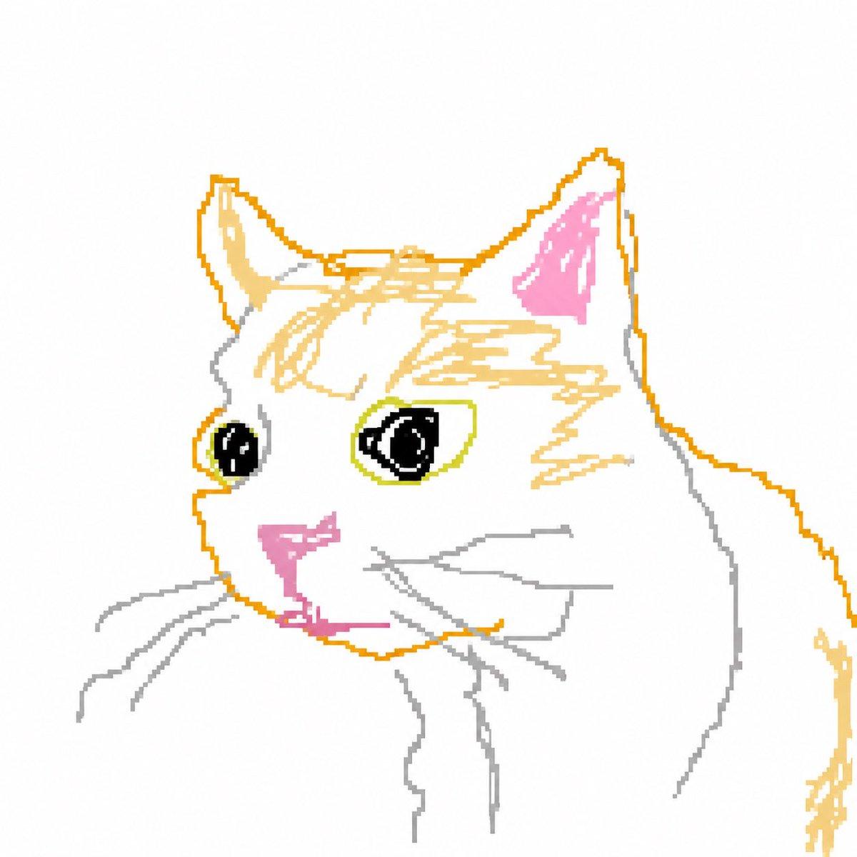 プロンプトのプレビュー: Scribbly MS Paint 風への変換