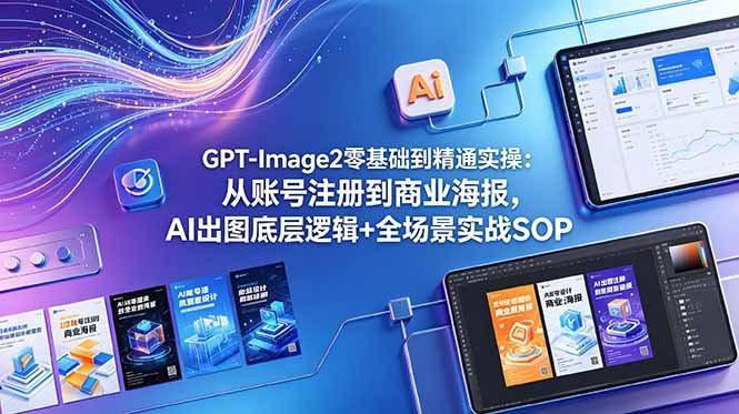 プロンプトのプレビュー: GPT-Image2 コースバナー