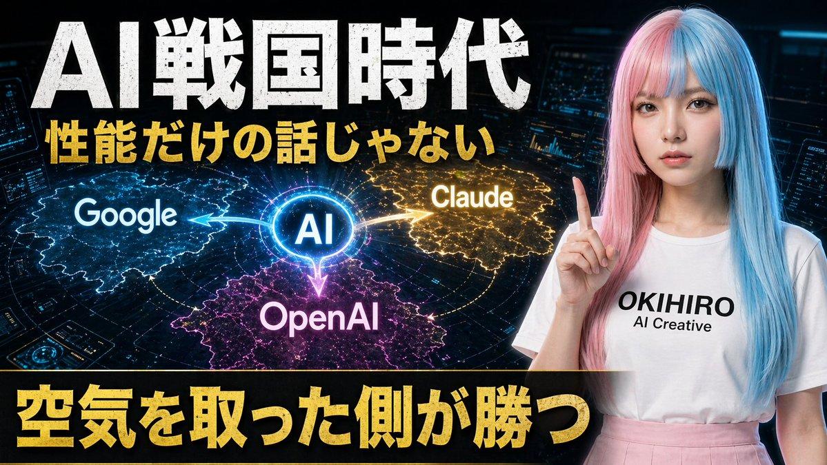 プロンプトのプレビュー: 日本語 AI バトル YouTube サムネイル