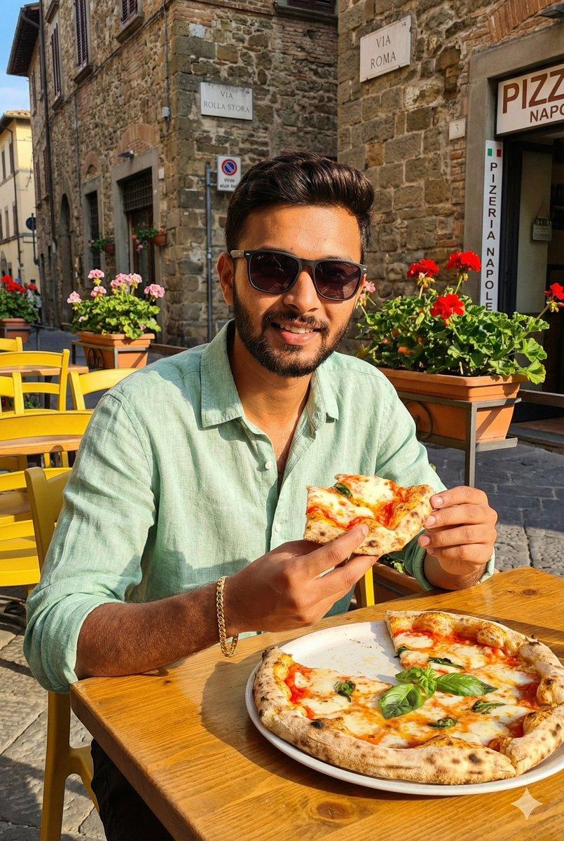 Promptforhåndsvisning: Italian Café Pizza Scene