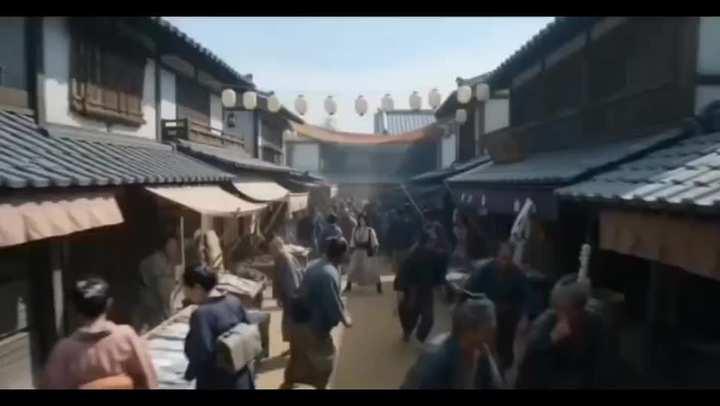 提示词预览: 韩国集市电影感视频提示词
