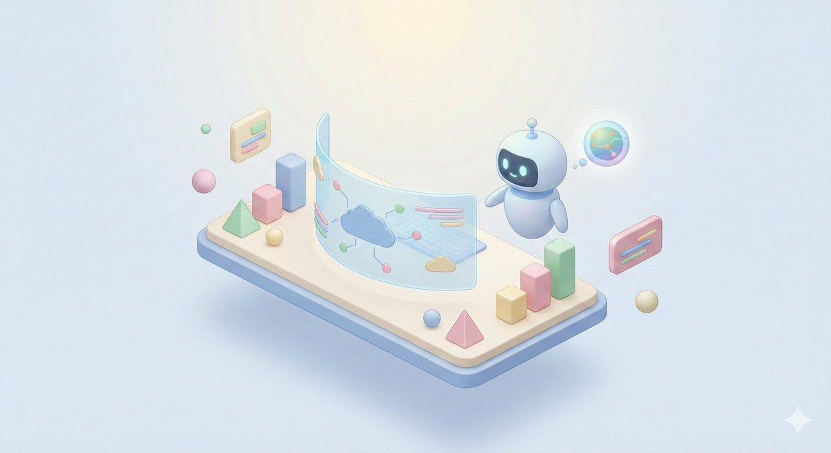 Promptvoorbeeld: Minimal Isometric 3D Perspective