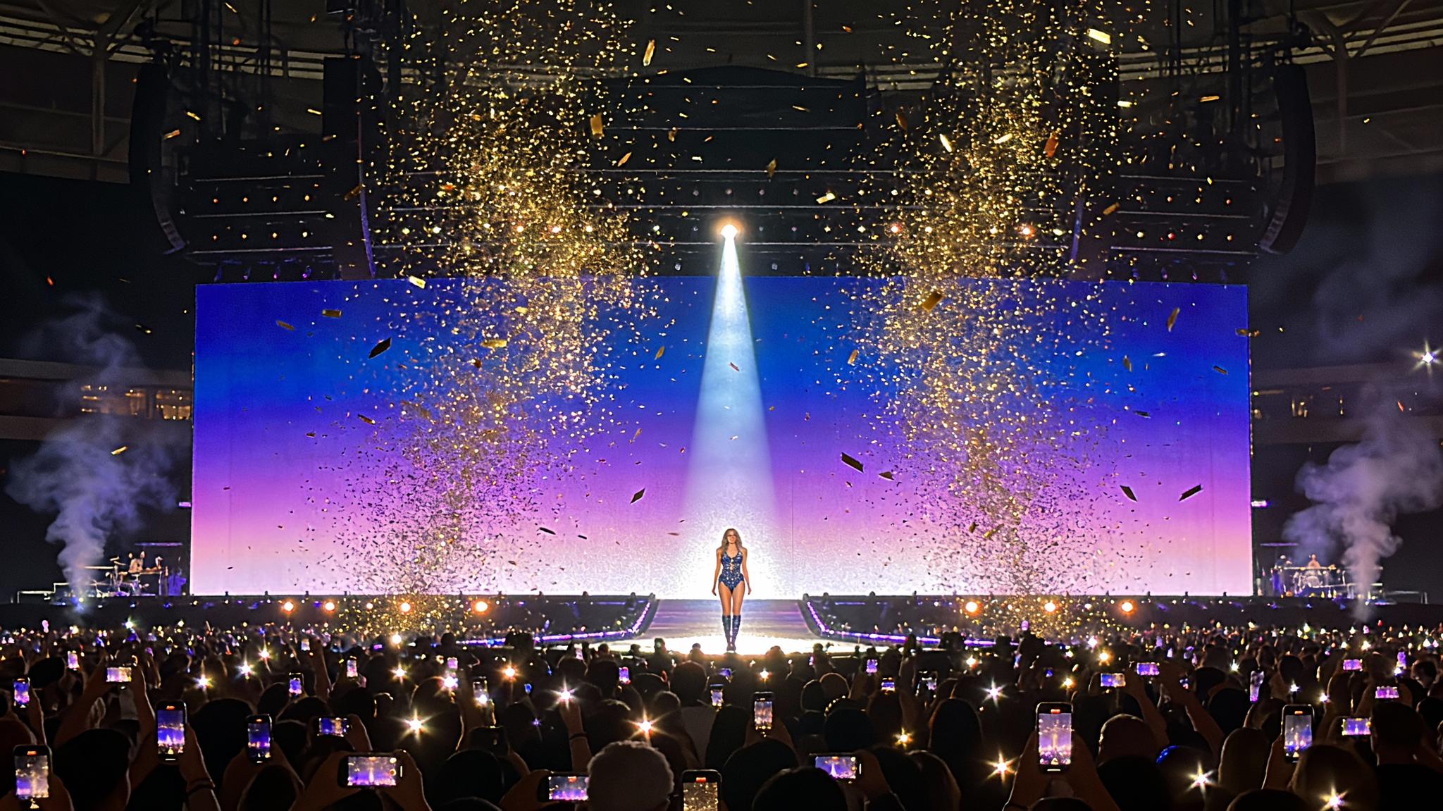 Prompt preview: Stadium Concert Atmosphere