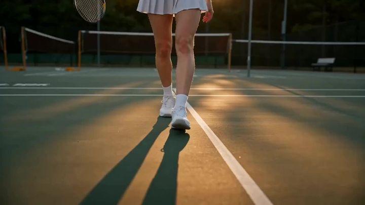 提示词预览: 电影感“黄金时刻”羽毛球广告