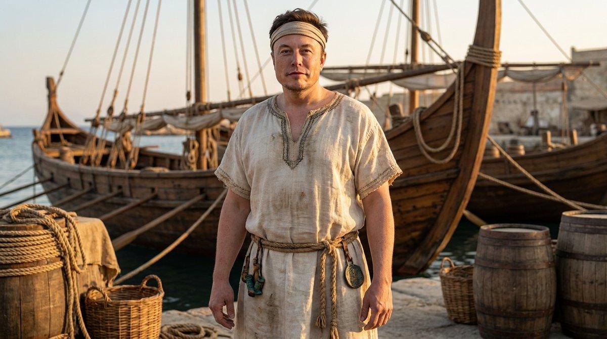 Promptvoorbeeld: Phoenician Sailor Portrait