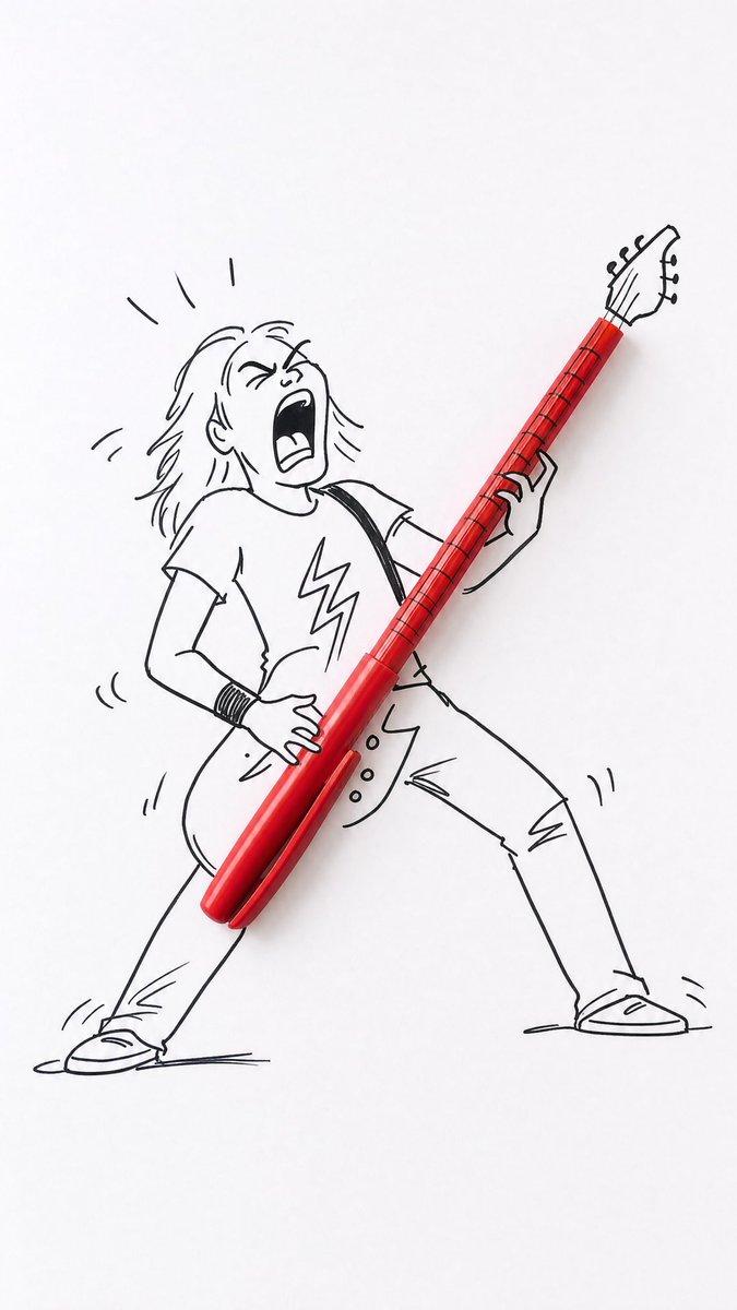 プロンプトのプレビュー: 実物と落書きを組み合わせた合成アート