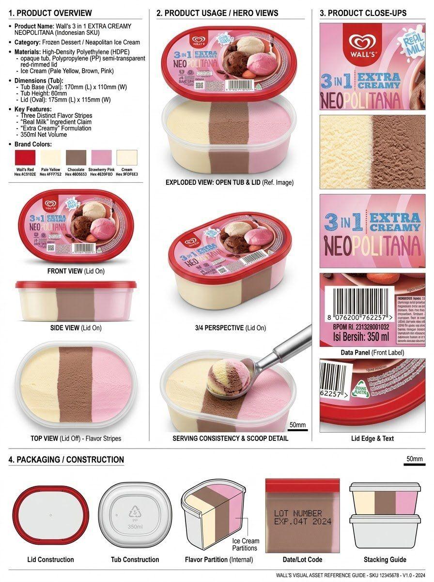 Prompt preview: Analyze the product and create a high-resolution, photorealistic, professional advertising reference…