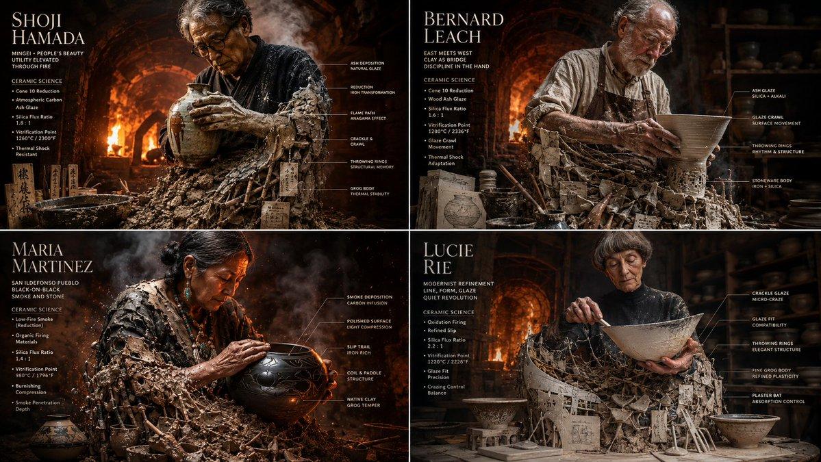 ตัวอย่างพรีวิวพรอมต์: ตารางอินโฟกราฟิกช่างปั้นเซรามิกมืออาชีพ