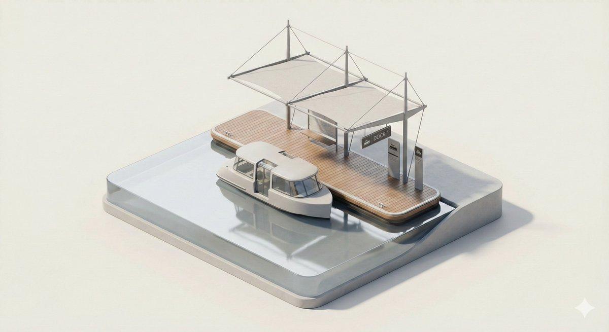 Promptforhåndsvisning: 3D Isometric Urban Transit Stop Diorama Prompt