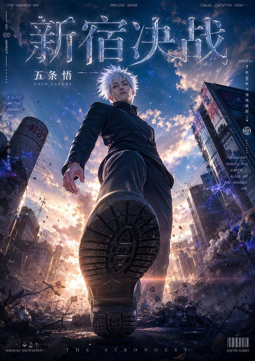 プロンプトのプレビュー: 実写版アニメ映画ポスター