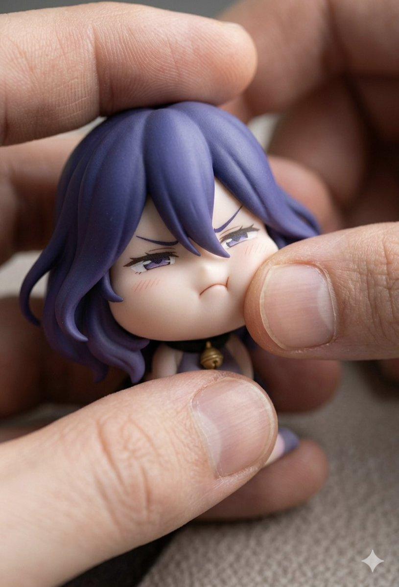 프롬프트 미리보기: 치비 애니메이션 피규어 매크로 사진 프롬프트