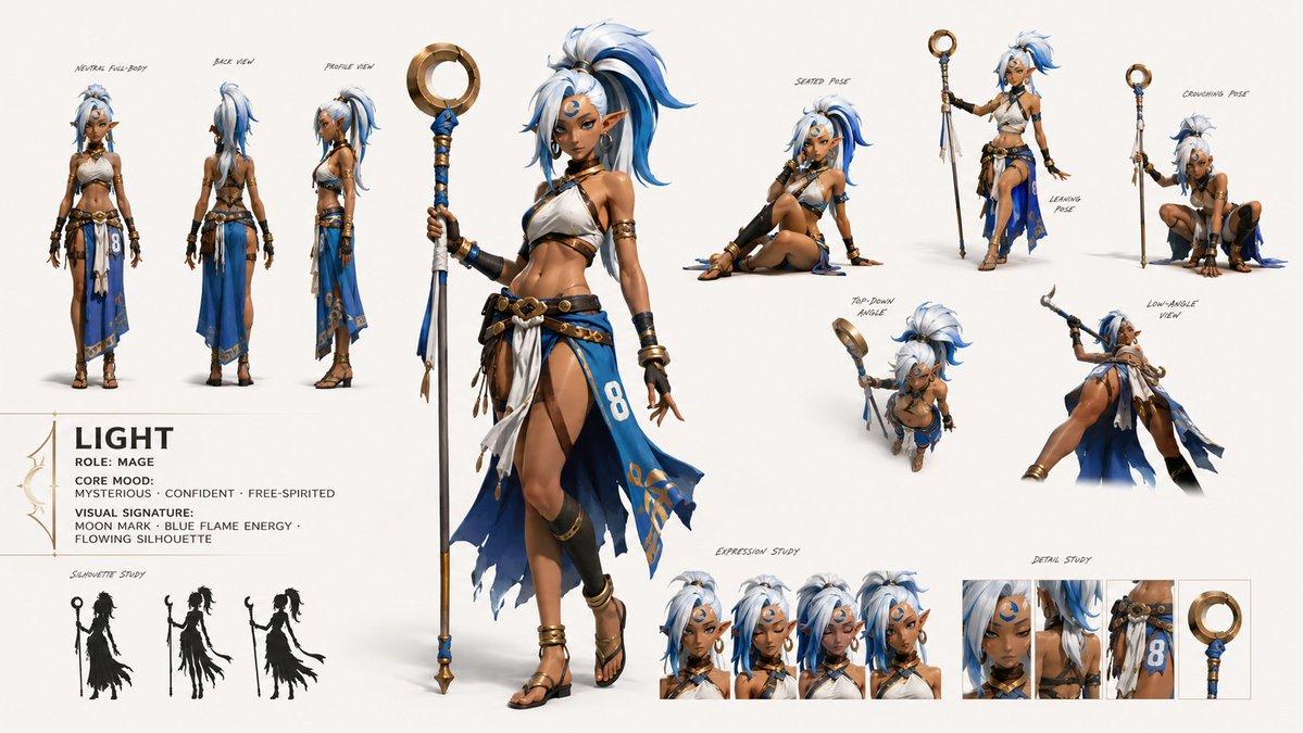 プロンプトのプレビュー: GPT Image 2 ファンタジーの森の儀式ストーリーボード